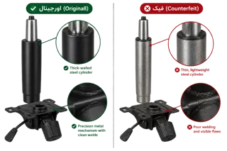 چطور قطعهی اصلی را از نمونهی تقلبی تشخیص دهیم؟